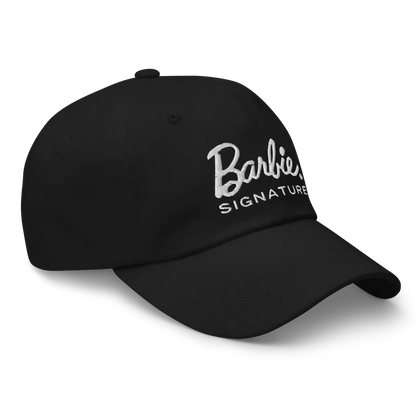 Barbie Signature Logo Black Baseball Hat