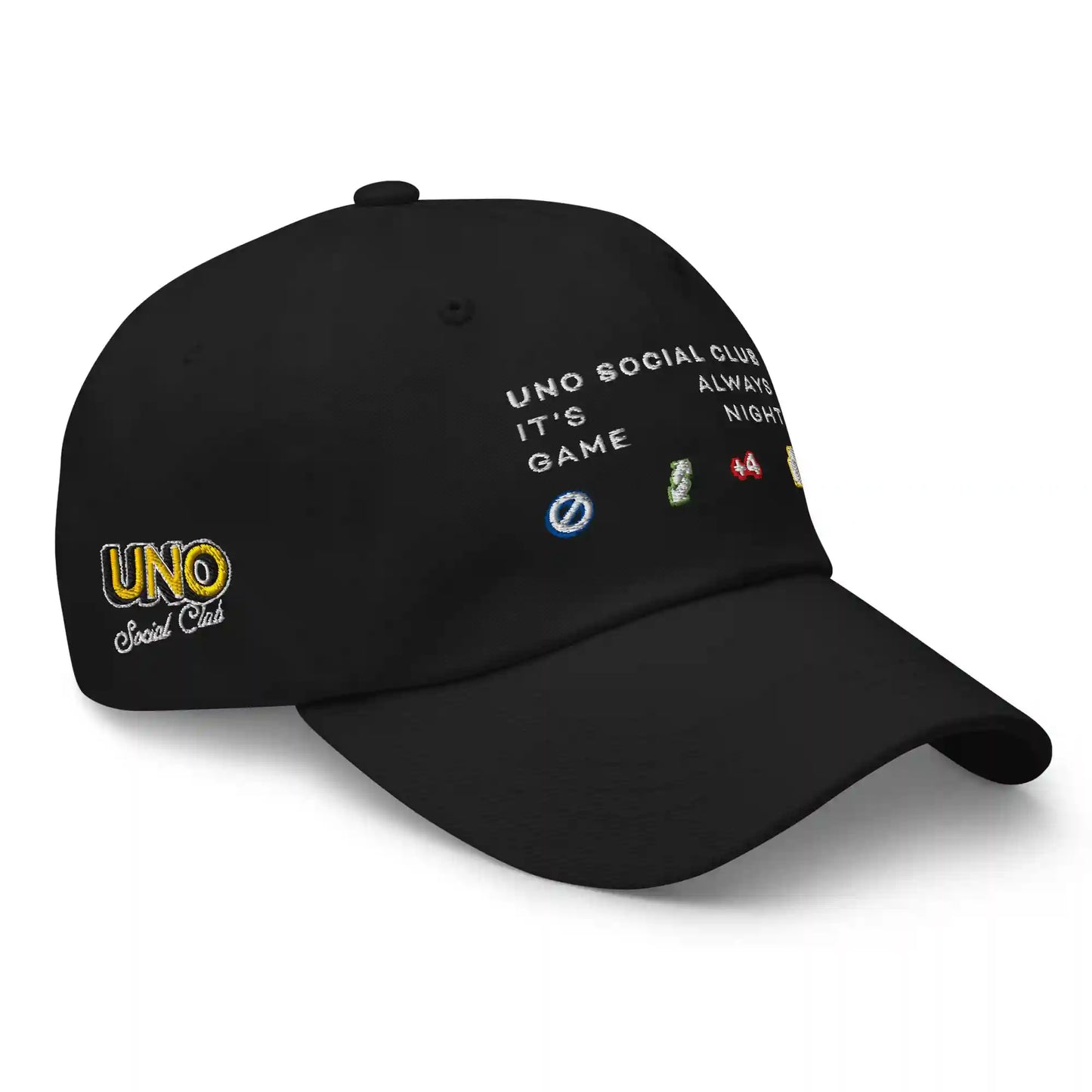 UNO Social Club It's Always Game Night Black Hat