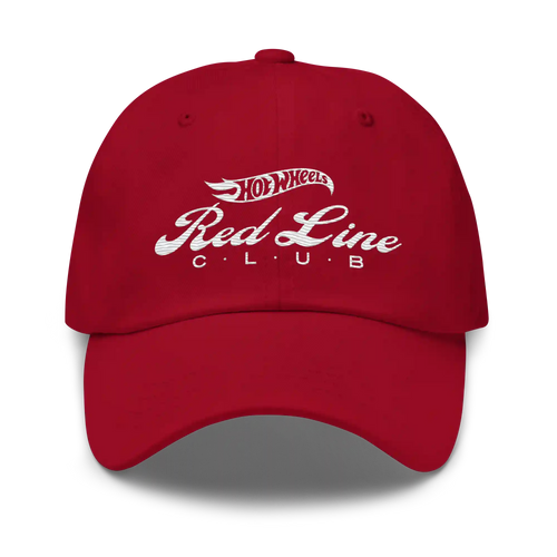 Hot Wheels® Red Line Club® 20th Anniversary Retro Logo Hat - Red