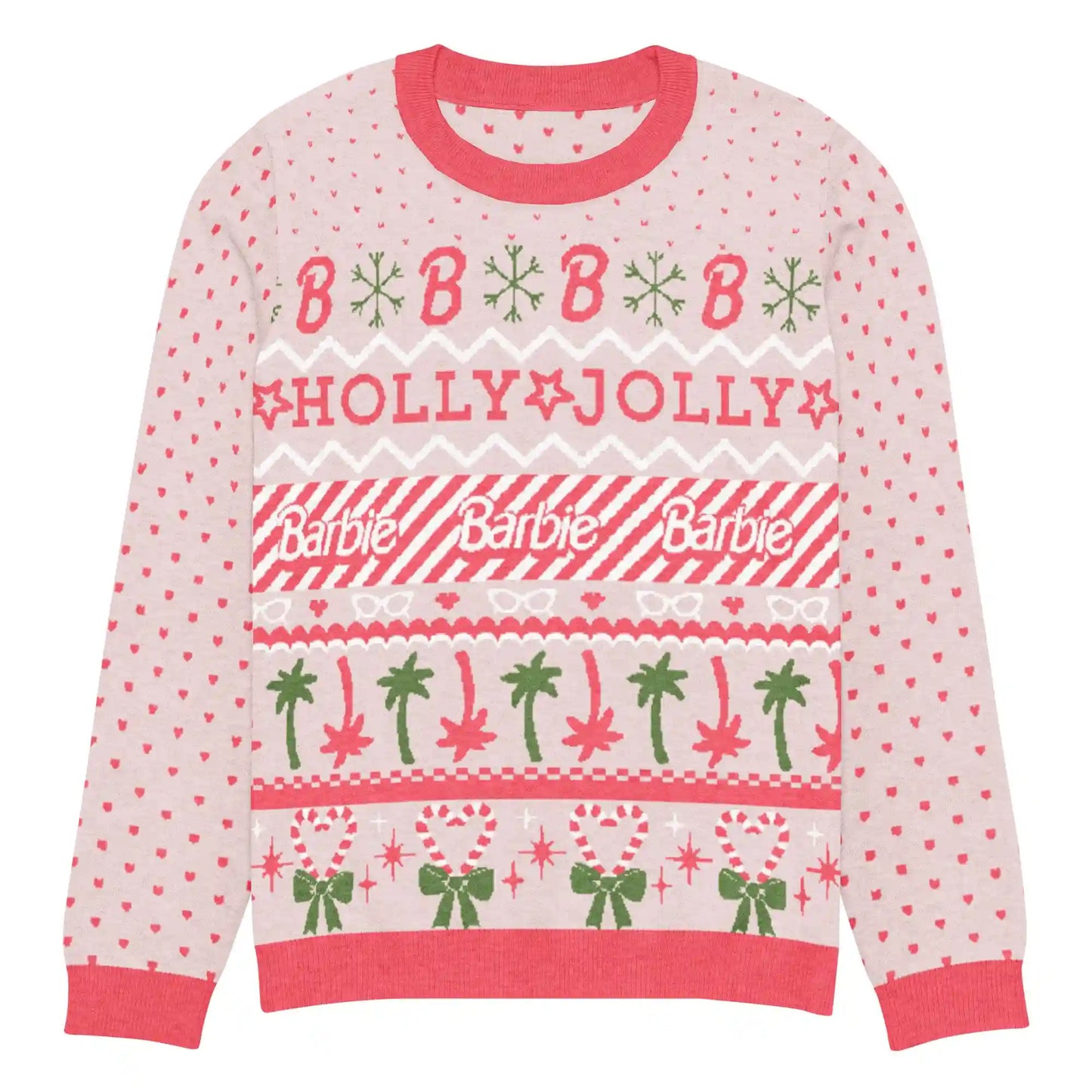 Barbie Holly Jolly Pink Ugly Sweater