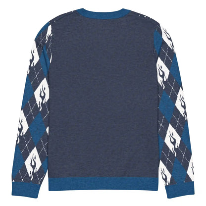 Hot Wheels Holiday Icons Blue Ugly Sweater