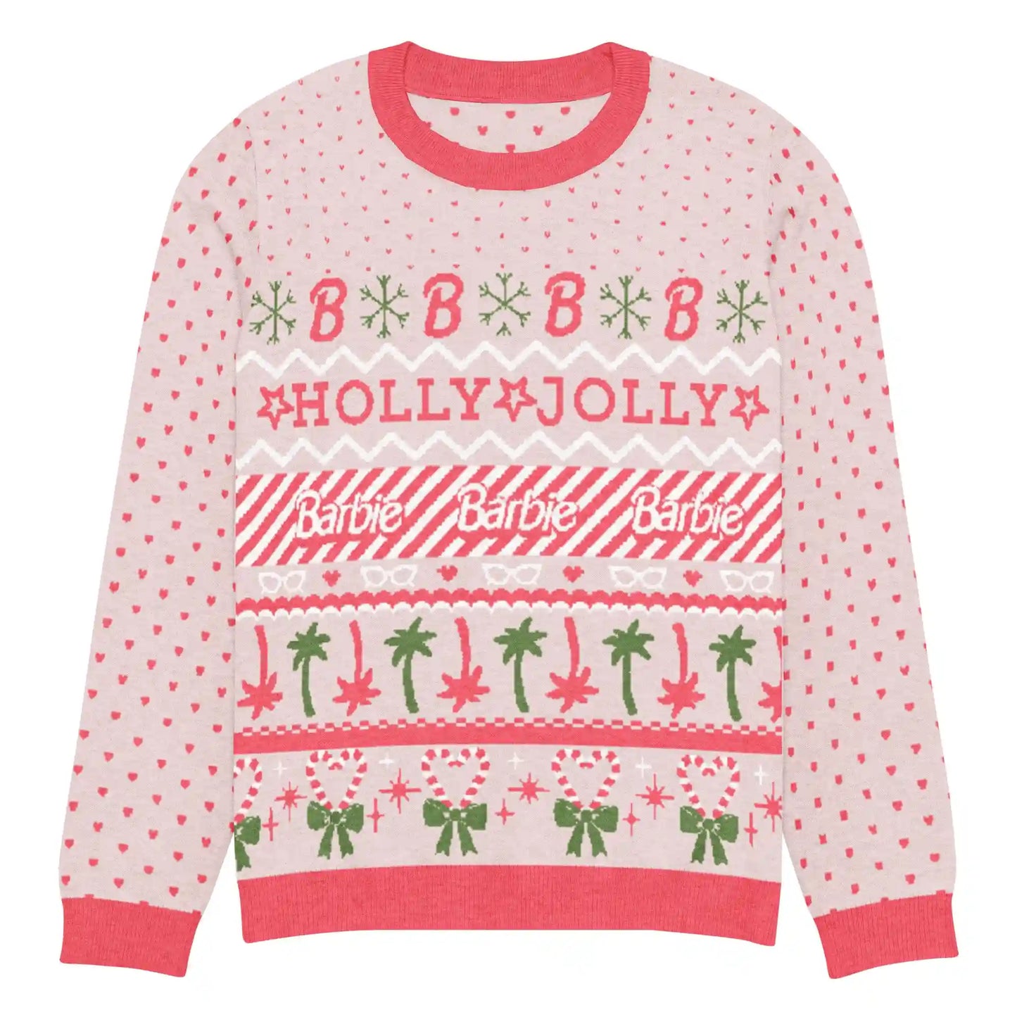 Barbie Holly Jolly Pink Ugly Sweater