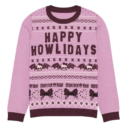 Monster High Happy Howlidays Pink Ugly Sweater