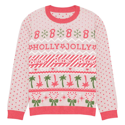 Barbie Holly Jolly Pink Ugly Sweater