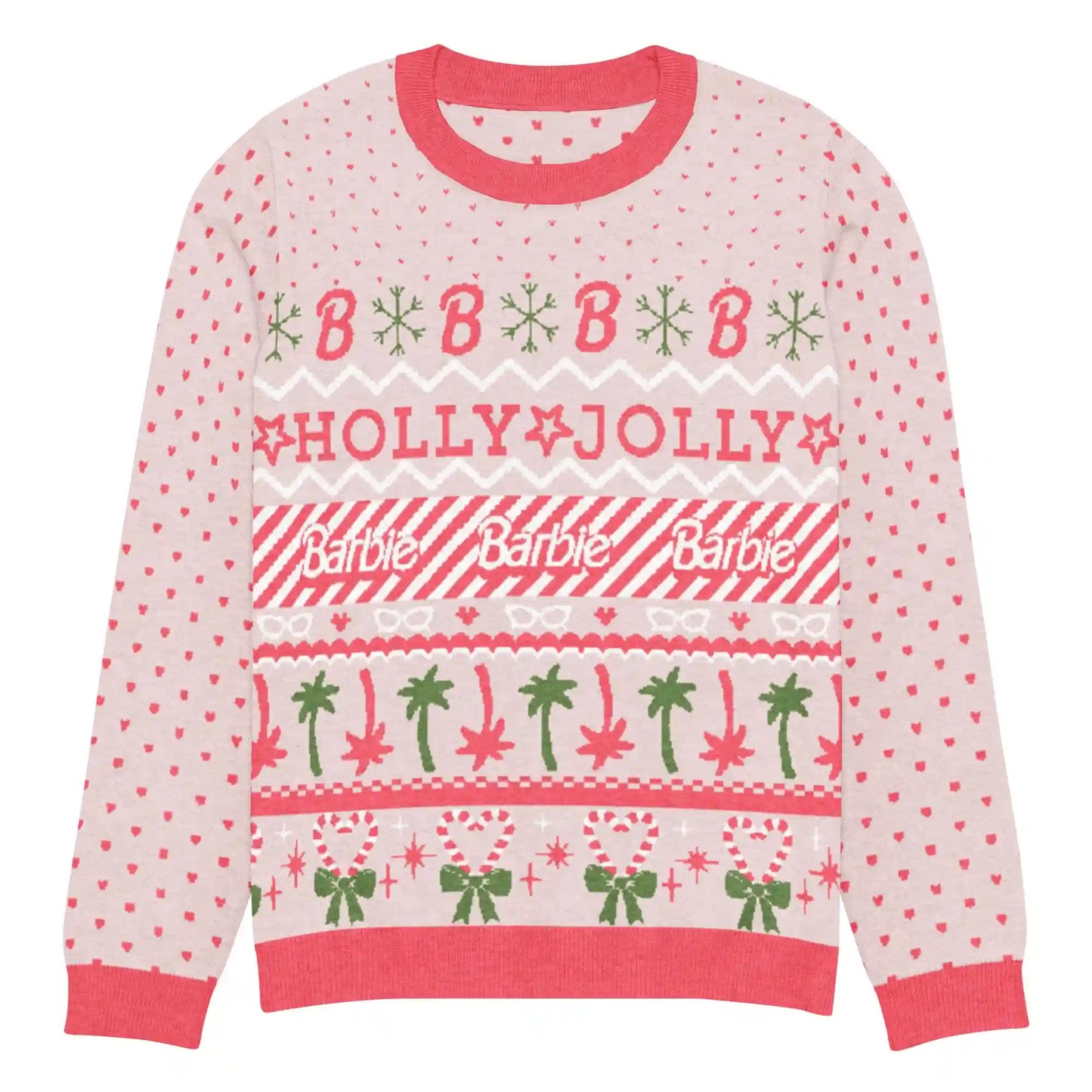 Barbie Holly Jolly Pink Ugly Sweater