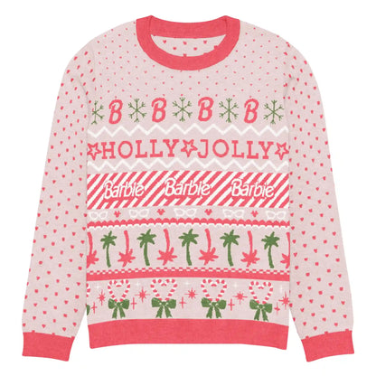 Barbie Holly Jolly Pink Ugly Sweater