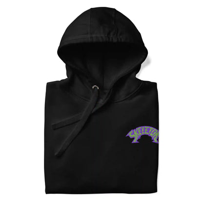 Monster High Masters of the Universe Skeletor Embroidered Black Hoodie