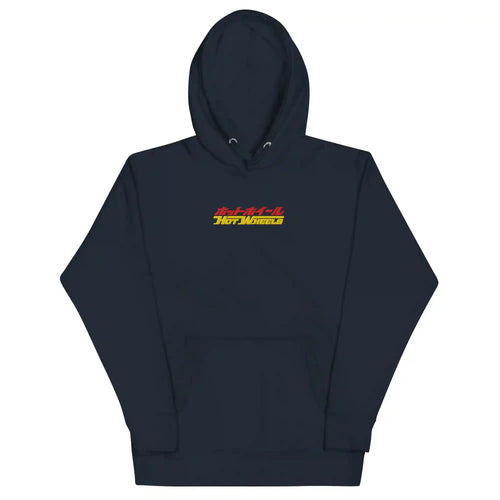 Hot Wheels in Katakana Navy Embroidered Hoodie