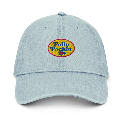 Polly Pocket Logo Light Blue Denim Hat