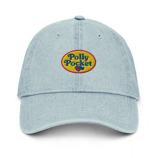 Polly Pocket Logo Light Blue Denim Hat