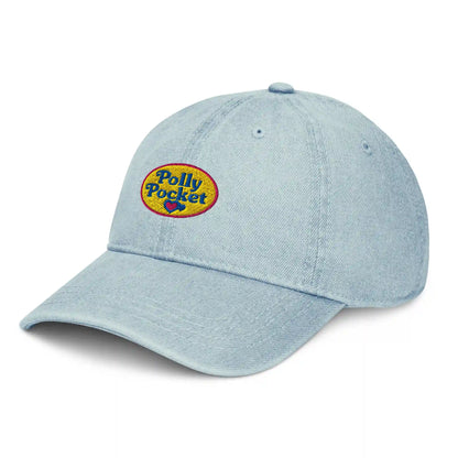 Polly Pocket Logo Light Blue Denim Hat