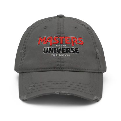Masters of the Universe The Movie Logo Grey Dad Hat