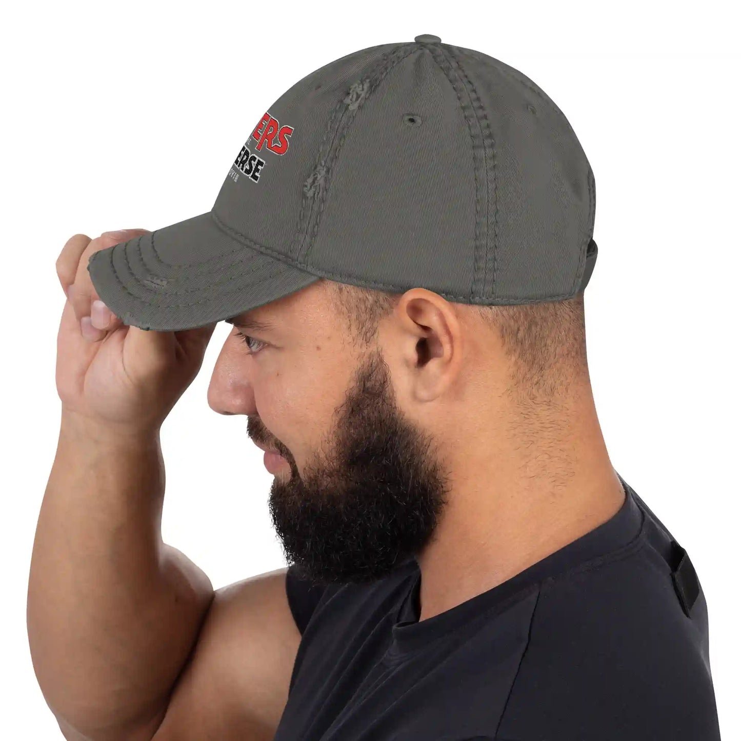 Masters of the Universe The Movie Logo Grey Dad Hat