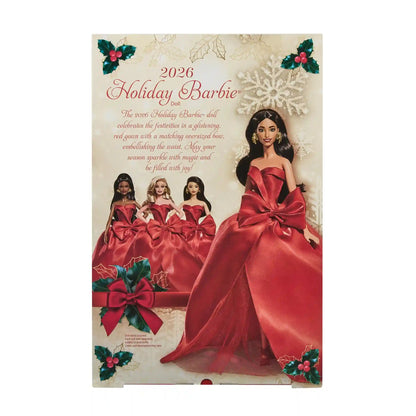 Barbie Signature 2026 Holiday Barbie Doll with Brown Hair