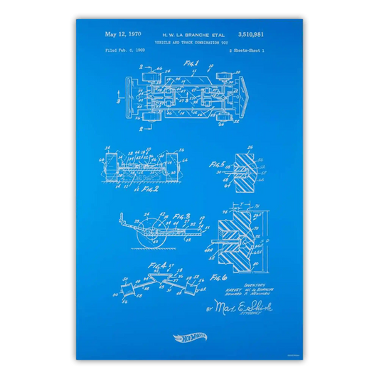 Art of Engineering Hot Wheels Print