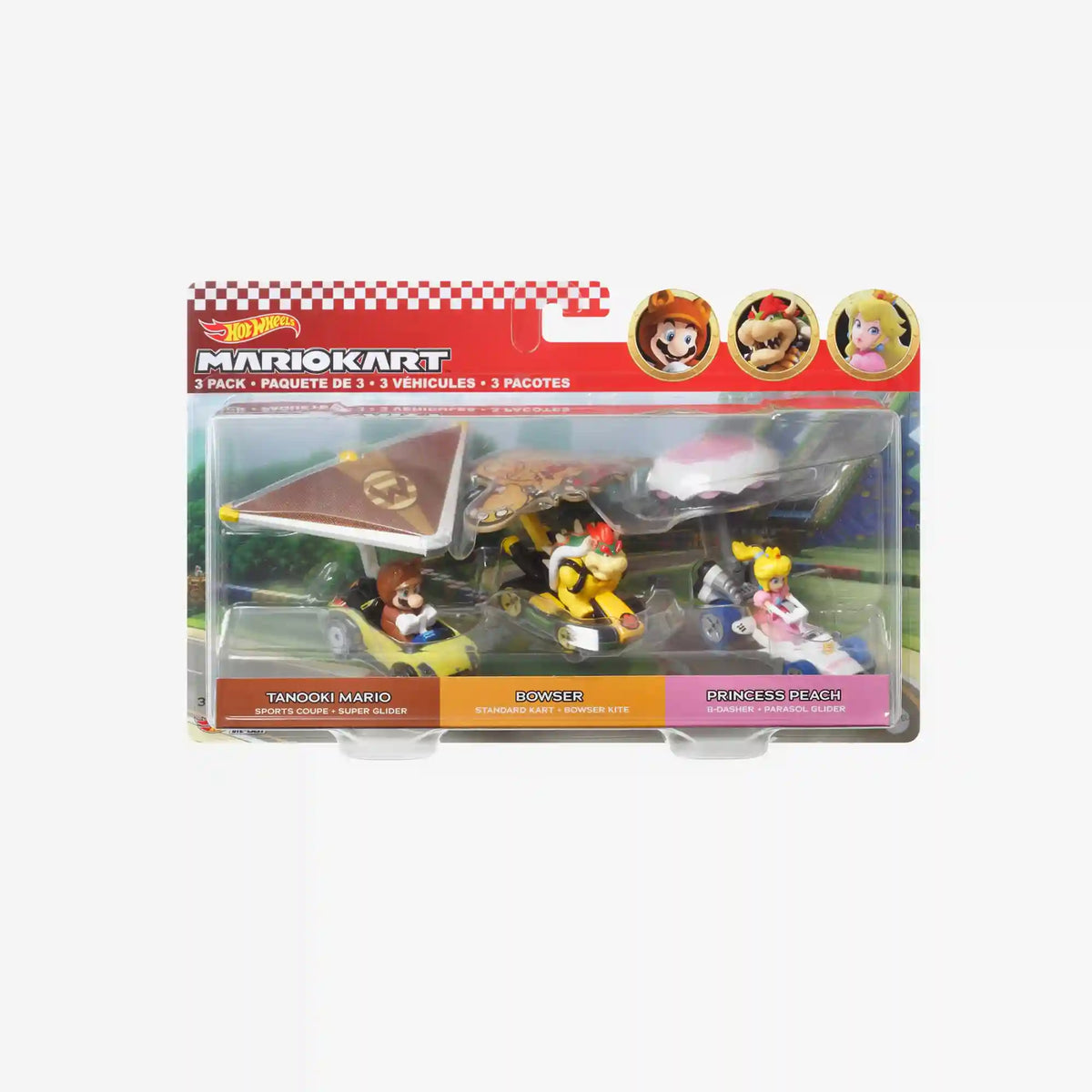 Hot Wheels Mario Kart Vehicles 3-Pack