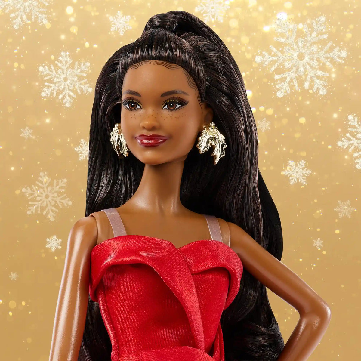 Barbie Signature 2026 Holiday Barbie Doll with Black Hair