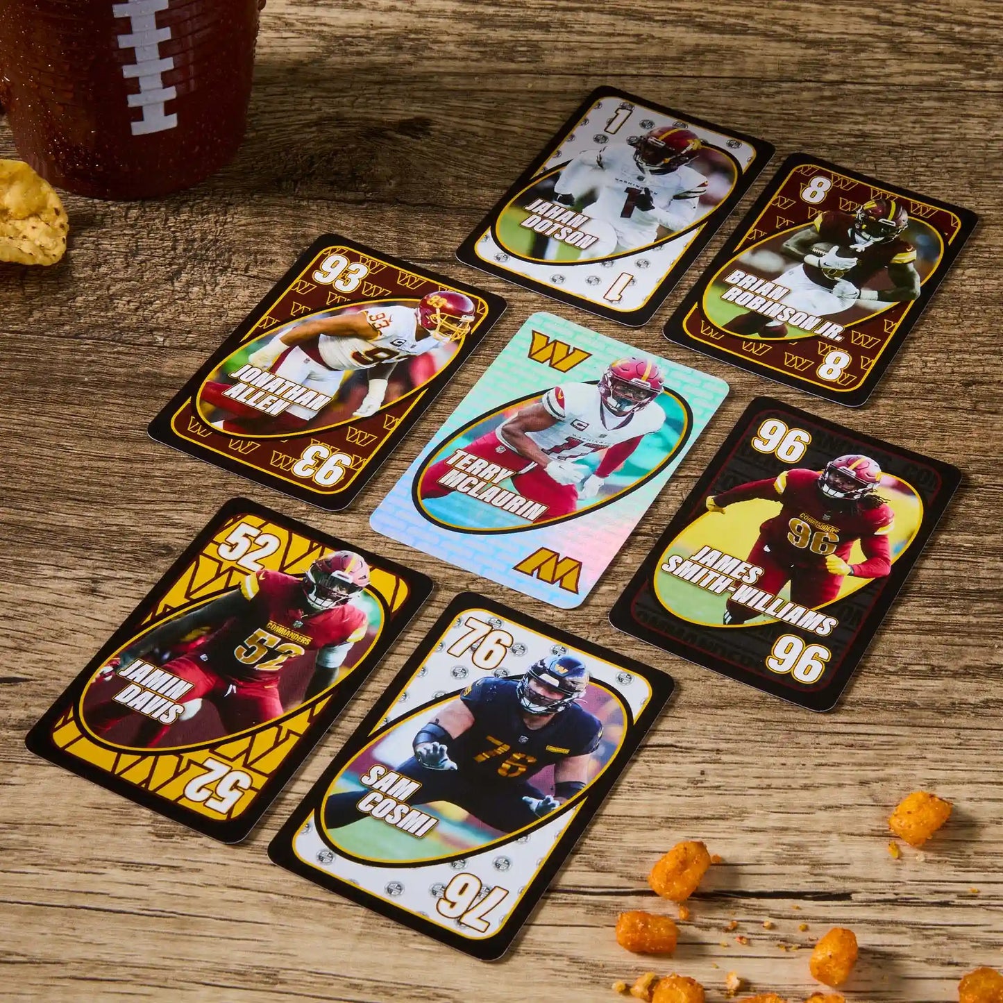 UNO Fandom NFL Washington Commanders Game Deck