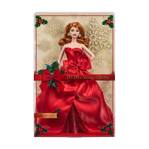 Barbie Signature 2026 Holiday Barbie Doll with Red Hair