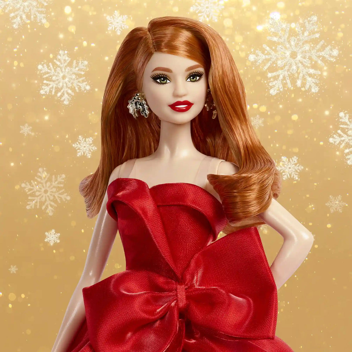 Barbie Signature 2026 Holiday Barbie Doll with Red Hair