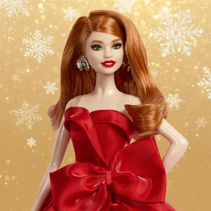 Barbie Signature 2026 Holiday Barbie Doll with Red Hair