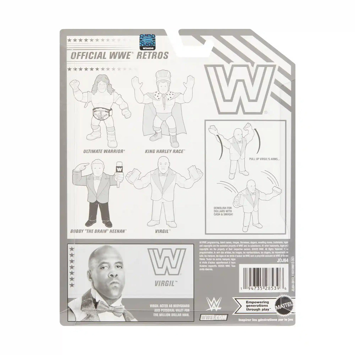WWE Official Retro 4-Pack Action Figures