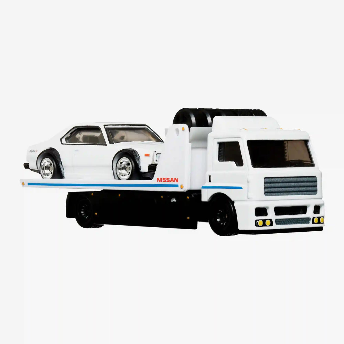 Hot Wheels Premium Collector Set, 3 Nissan Skyline Cars & 1 Transporter