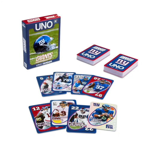 UNO Fandom NFL New York Giants Game Deck