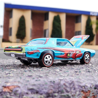 Hot Wheels x Kenny Scharf Signed Custom T-Bird