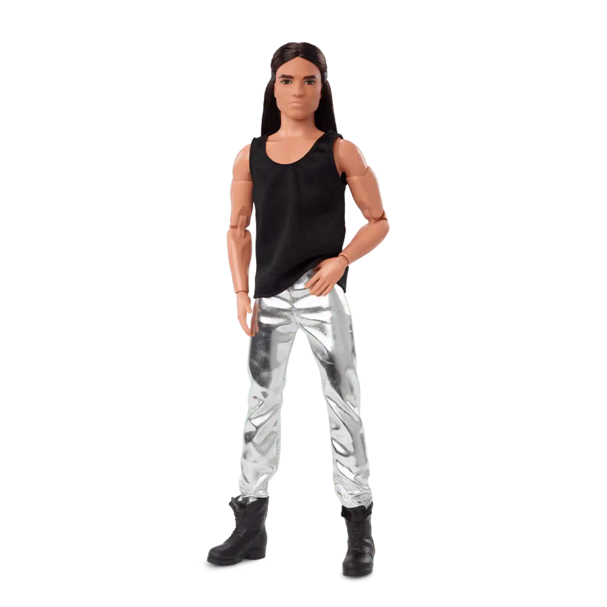 Barbie Looks Doll (Ken Doll Long Brunette Hair)