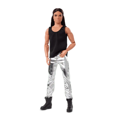 Barbie Looks Doll (Ken Doll Long Brunette Hair)