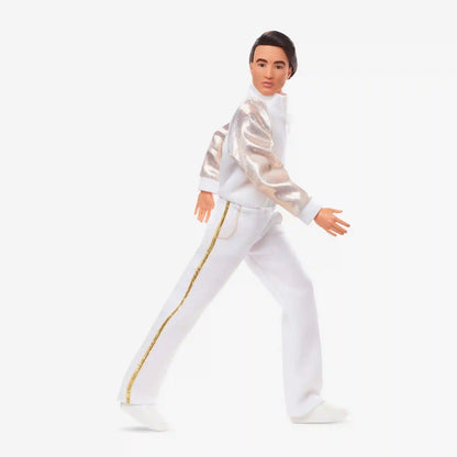 Ken Doll In White and Gold Tracksuit – Barbie The Movie