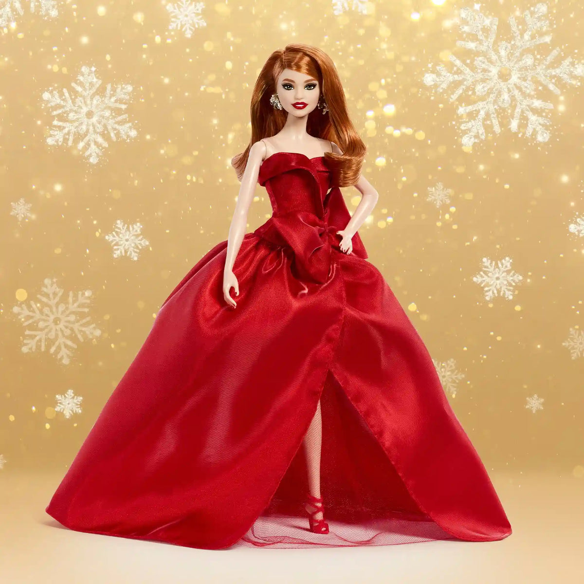 Barbie Signature 2026 Holiday Barbie Doll with Red Hair