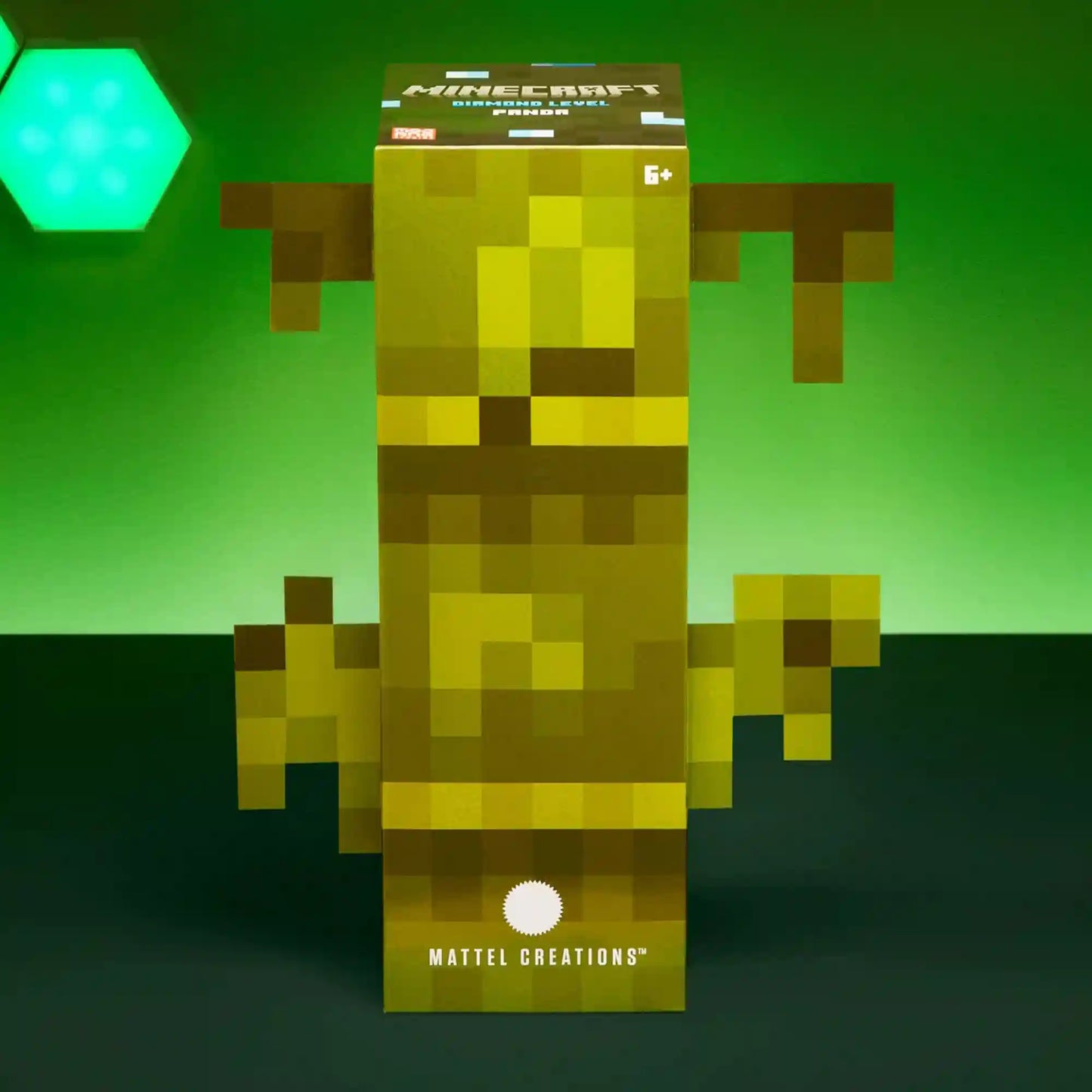 Minecraft Diamond Level Panda Figure