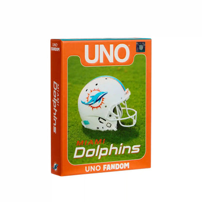UNO Fandom NFL Miami Dolphins Game Deck