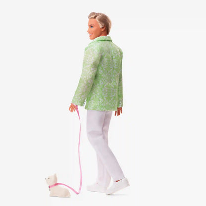 “Sugar’s Daddy” Ken Doll in Pastel Suit With Dog – Barbie The Movie
