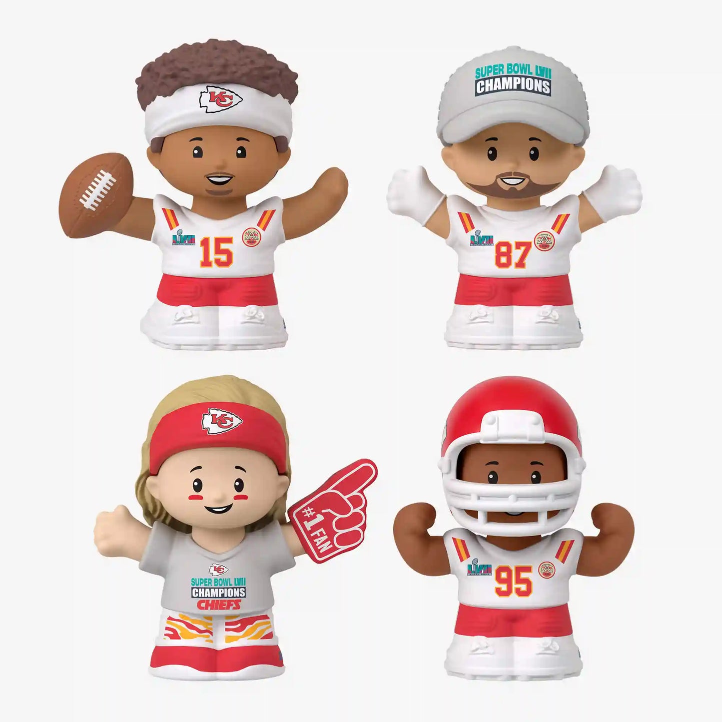 Little People Collector Super Bowl LVII Champions Set Kansas City Chiefs