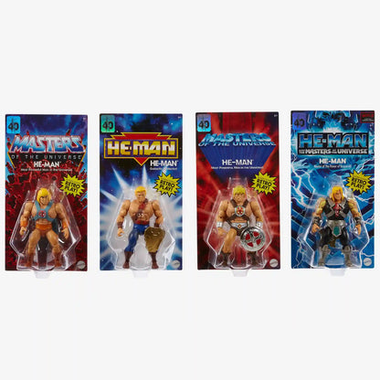 Masters of the Universe Origins He-Man 40th Anniversary 4-Pack
