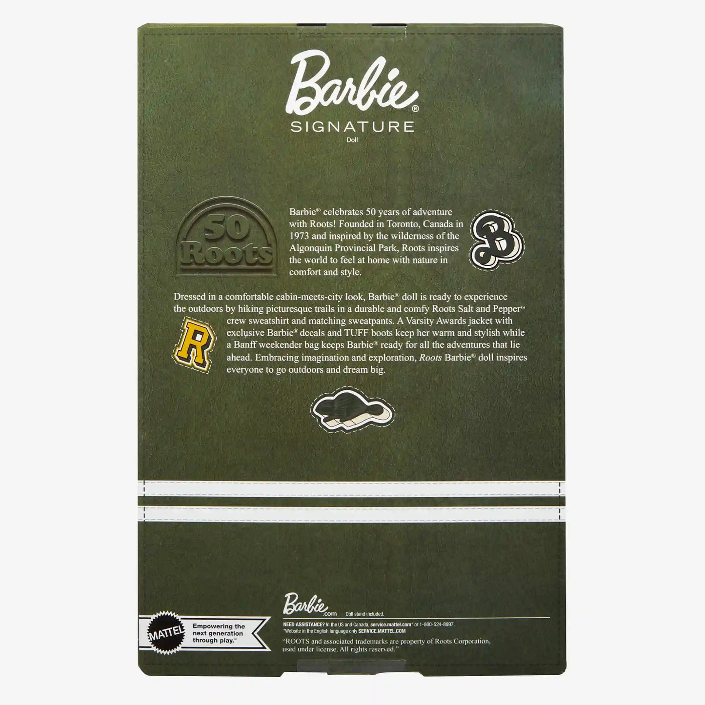 Roots 50th Anniversary Barbie Doll