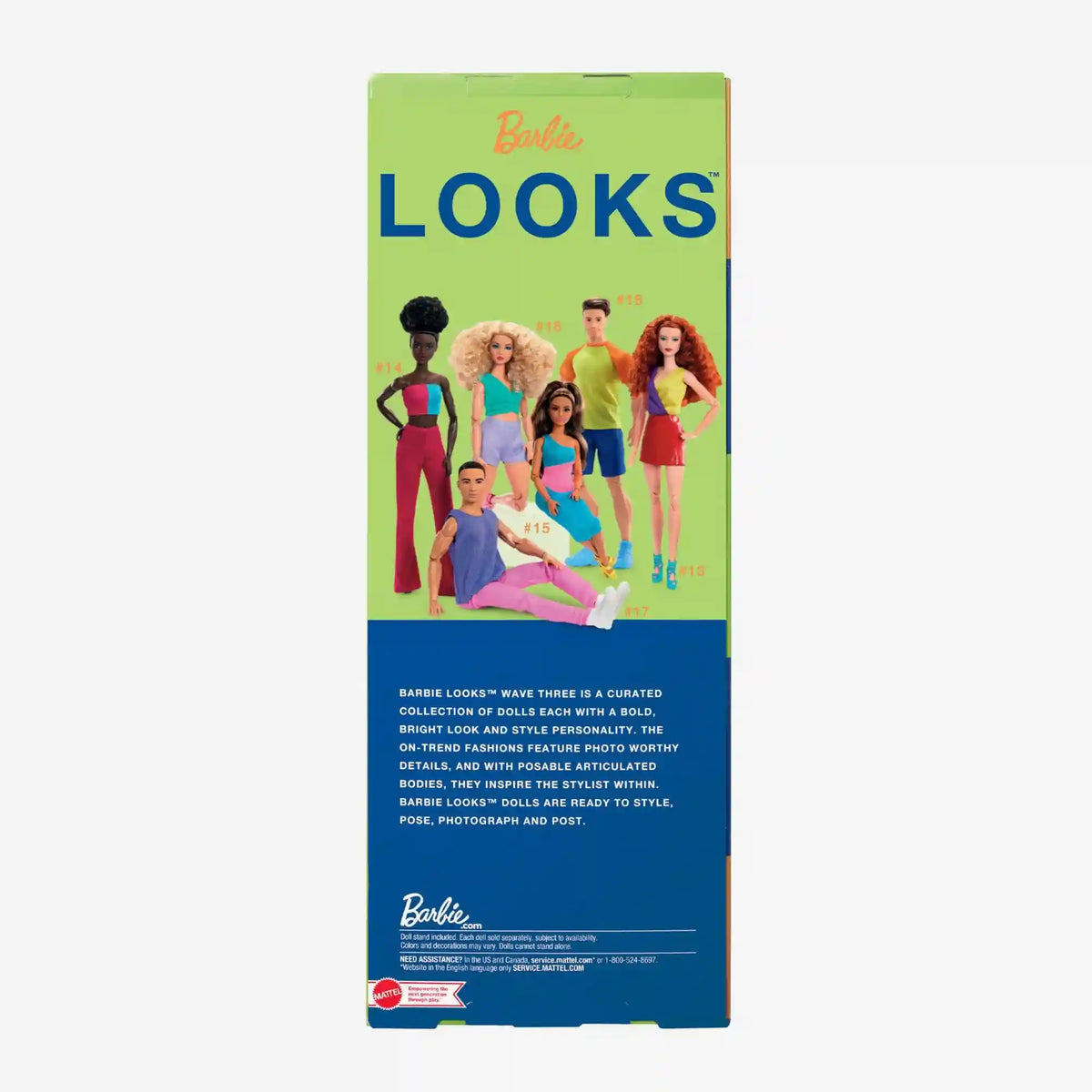 Barbie Looks Ken Doll (Buff Body, Curly Brunette Hair)