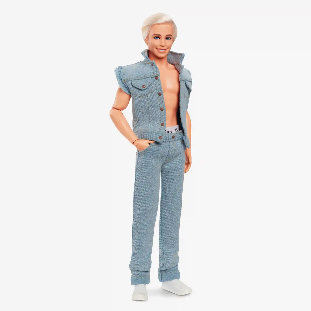 Ken Doll Wearing Denim Matching Set – Barbie The Movie