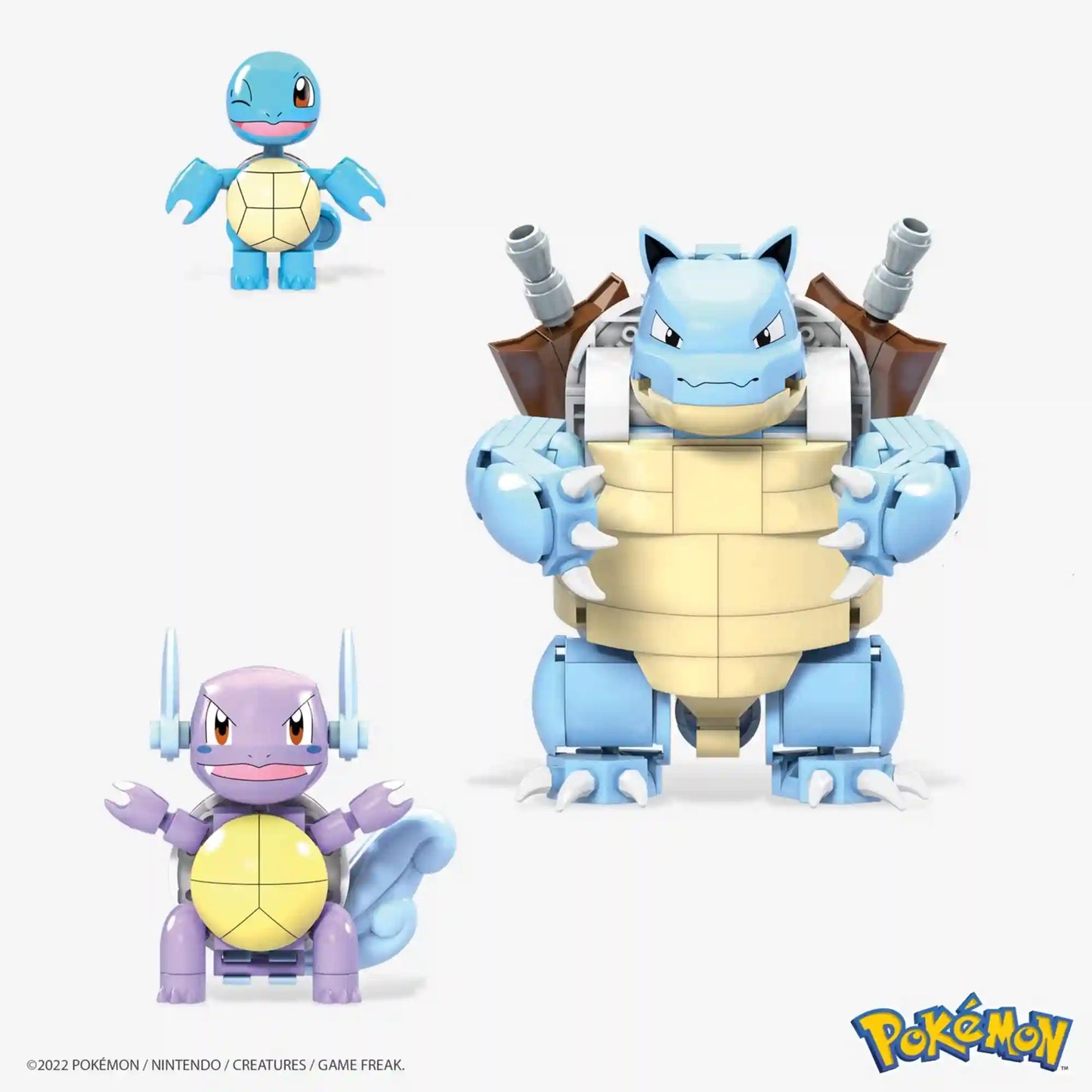 MEGA Construx Pokemon Squirtle Evolution Construction Set
