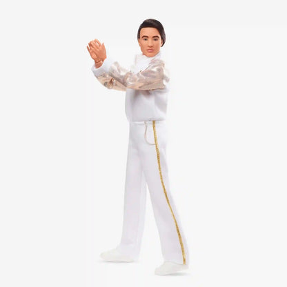 Ken Doll In White and Gold Tracksuit – Barbie The Movie