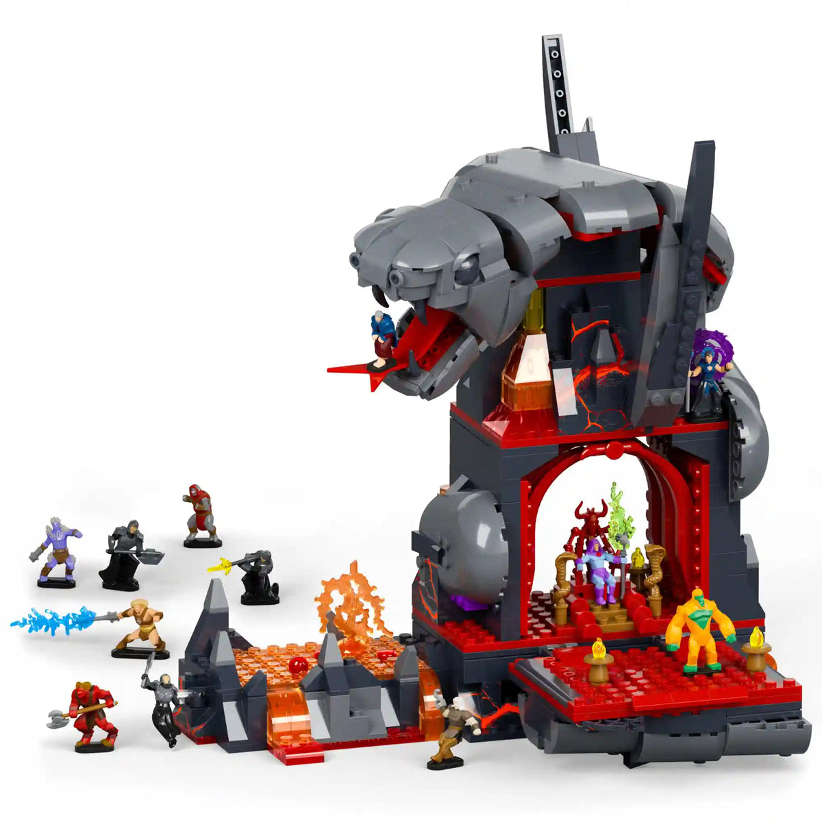 Mattel Brick Shop Masters of the Universe Clash at Snake Mountain Building Set