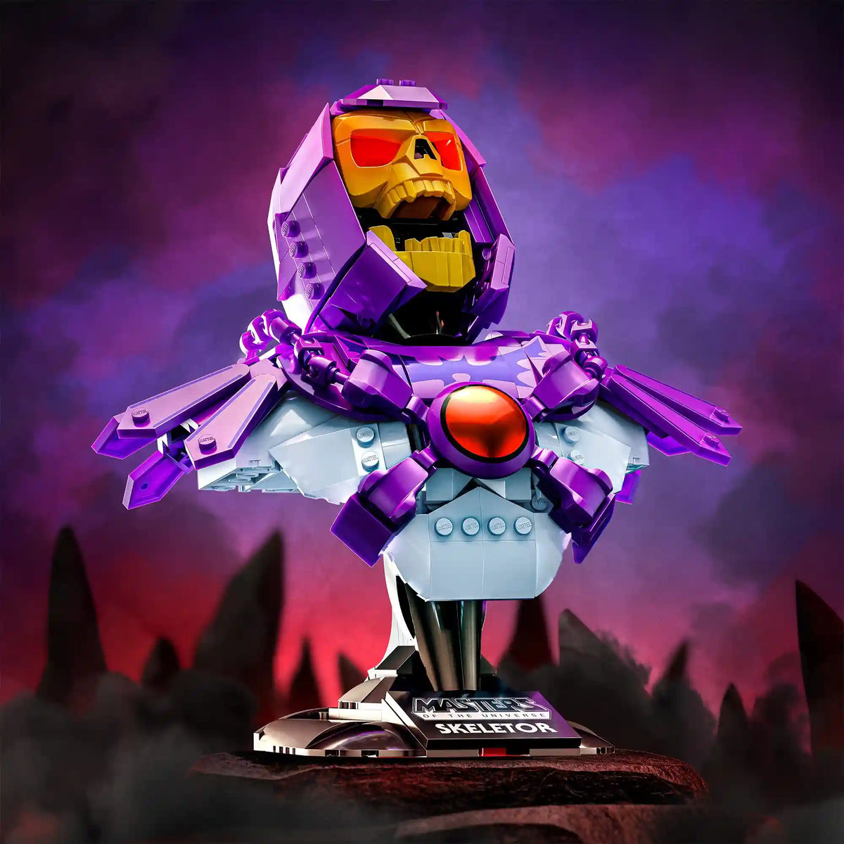 Mattel Brick Shop Masters of the Universe Buildable Skeletor Bust