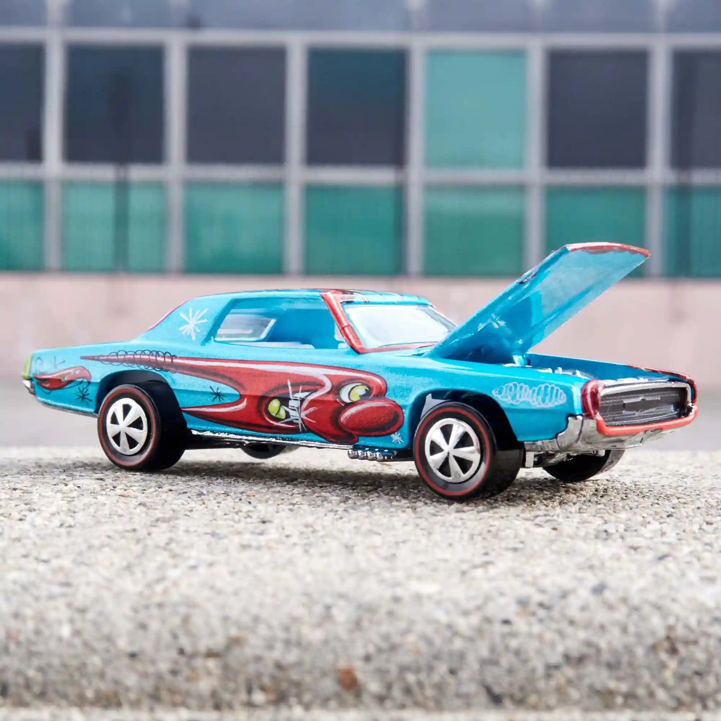 Hot Wheels x Kenny Scharf Signed Custom T-Bird