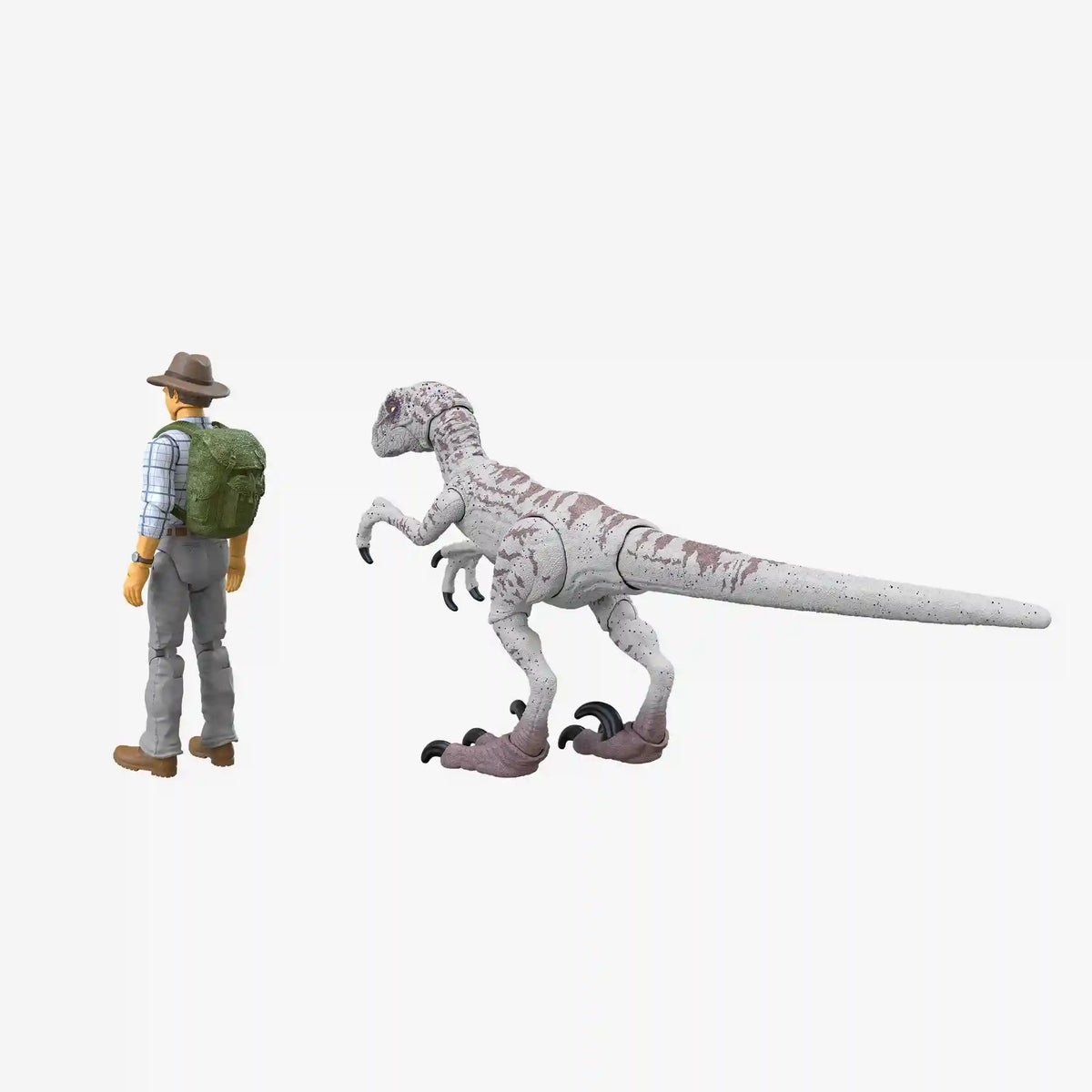 Jurassic World Toys Dr Grant & Raptor Figures Hammond Collection