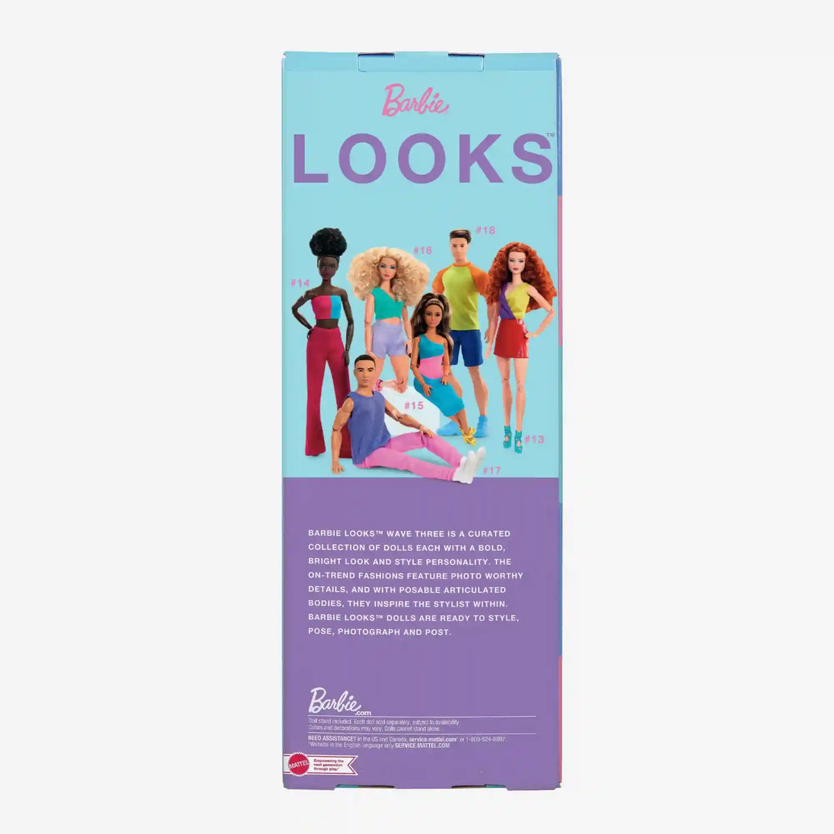 Barbie Looks Doll (Curvy, Curly Blonde Hair)