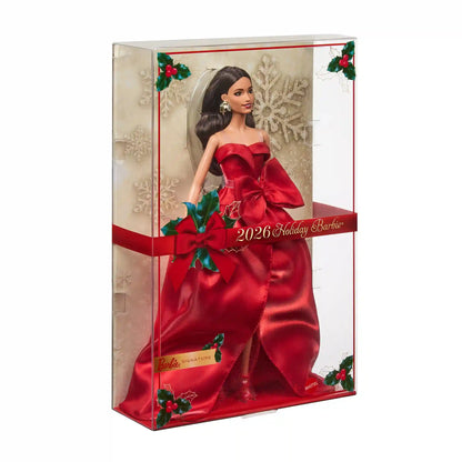 Barbie Signature 2026 Holiday Barbie Doll with Brown Hair