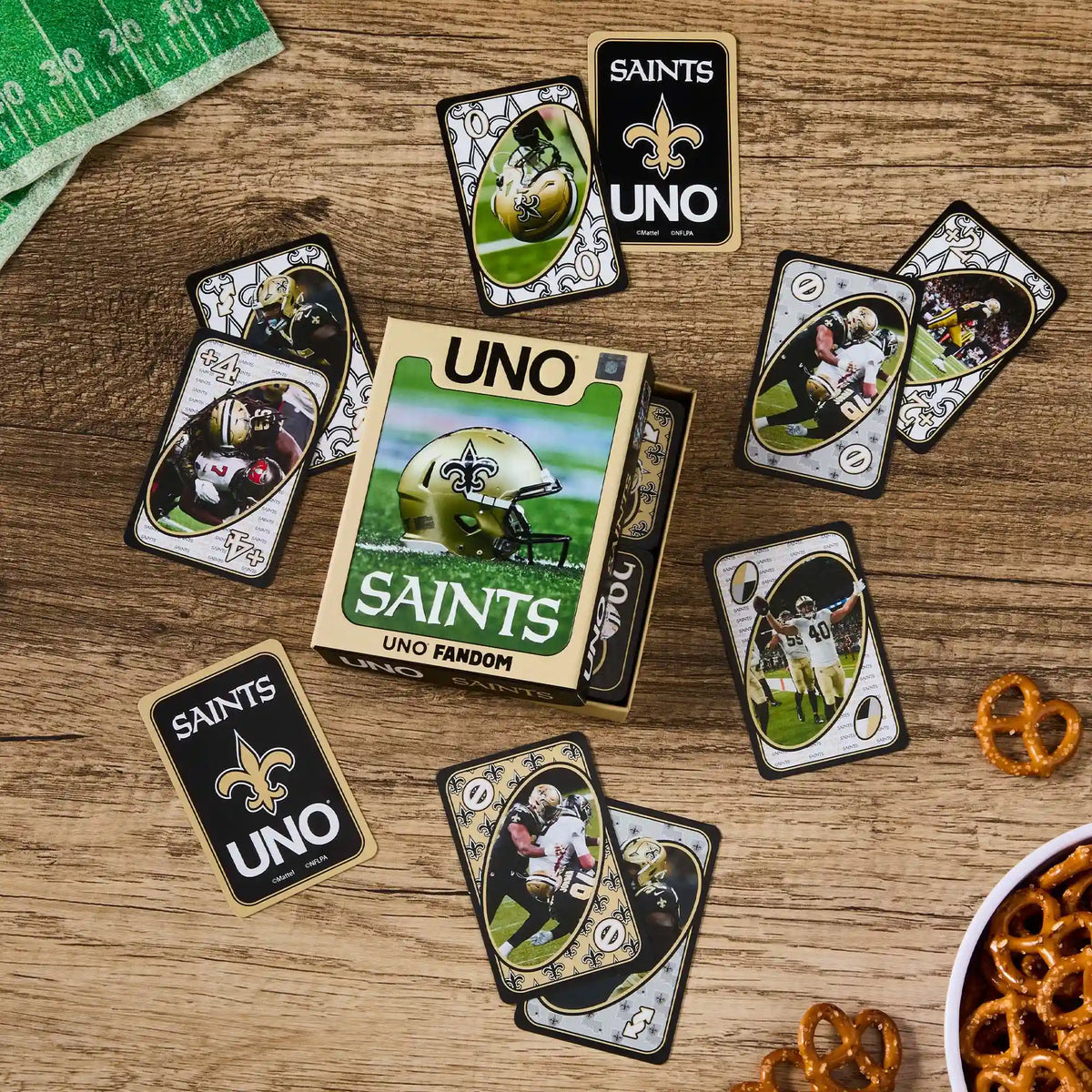 UNO Fandom NFL New Orleans Saints Game Deck